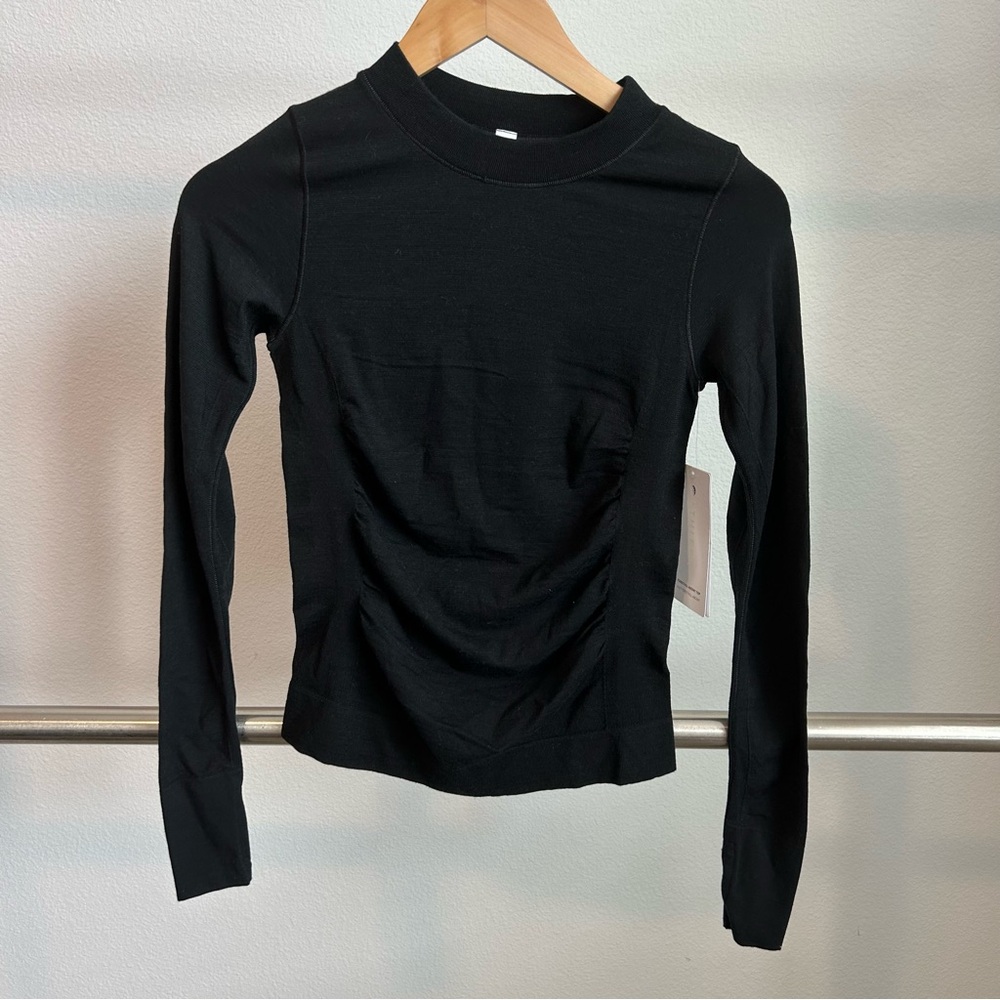 Athleta Black ForestHill Ascent Long-Sleeve NWT XXS